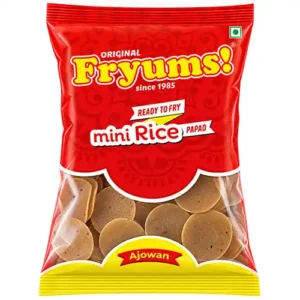 Fryums Mini Rice Papad (Ajowan)