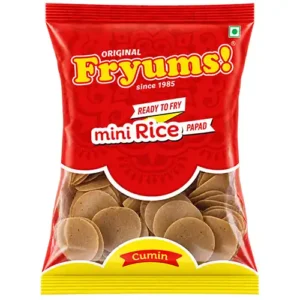 Fryums Mini Rice Papad (Cumin)